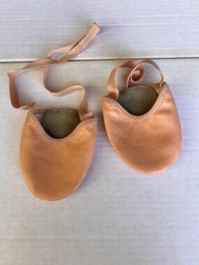 Leather Half Sole Pirouette Lyrical Dance Turner Shoes Size 7
